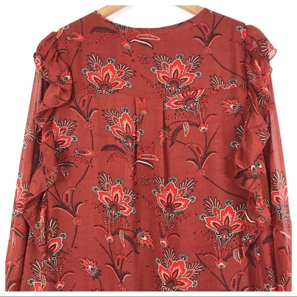 NWT Scotch & Soda Ruffle Drop Hem Dress Size XS - Picture 11 of 14